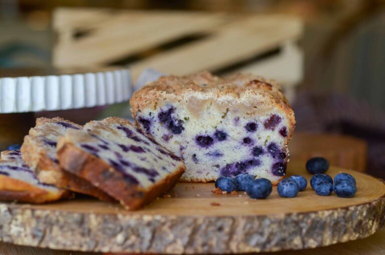 Blueberry Crumb Loaf
